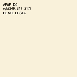 #F9F1D9 - Pearl Lusta Color Image